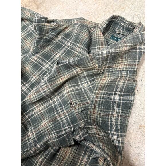 GH Bass & Co. Mens Vintage Lng Slv Plaid Button Up Shirt L - Picture 6 of 9